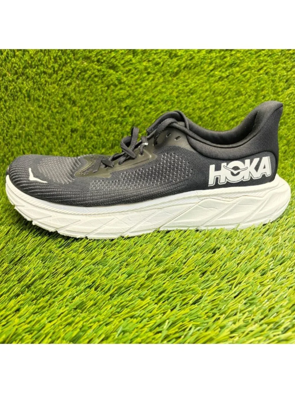 Hoka One One Arahi 7 Womens Size 10D Black White Athletic Running Shoes Sneaker_3